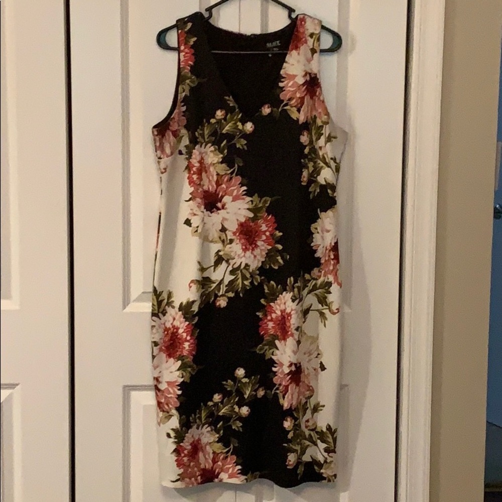 Sleeveless Scuba Fabric Dress